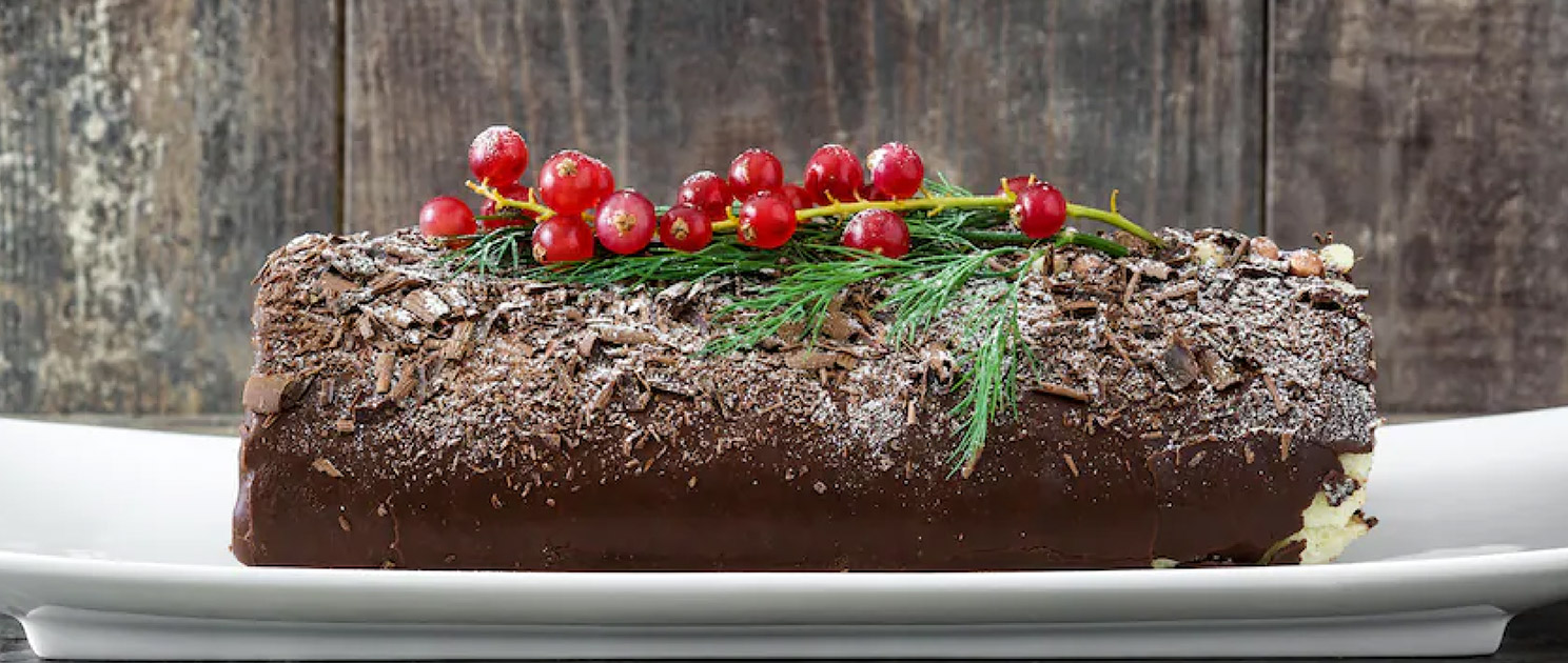 Bûche au chocolat