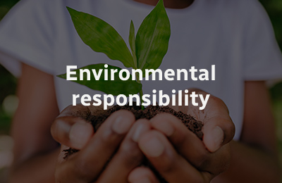 Environmental responsibility