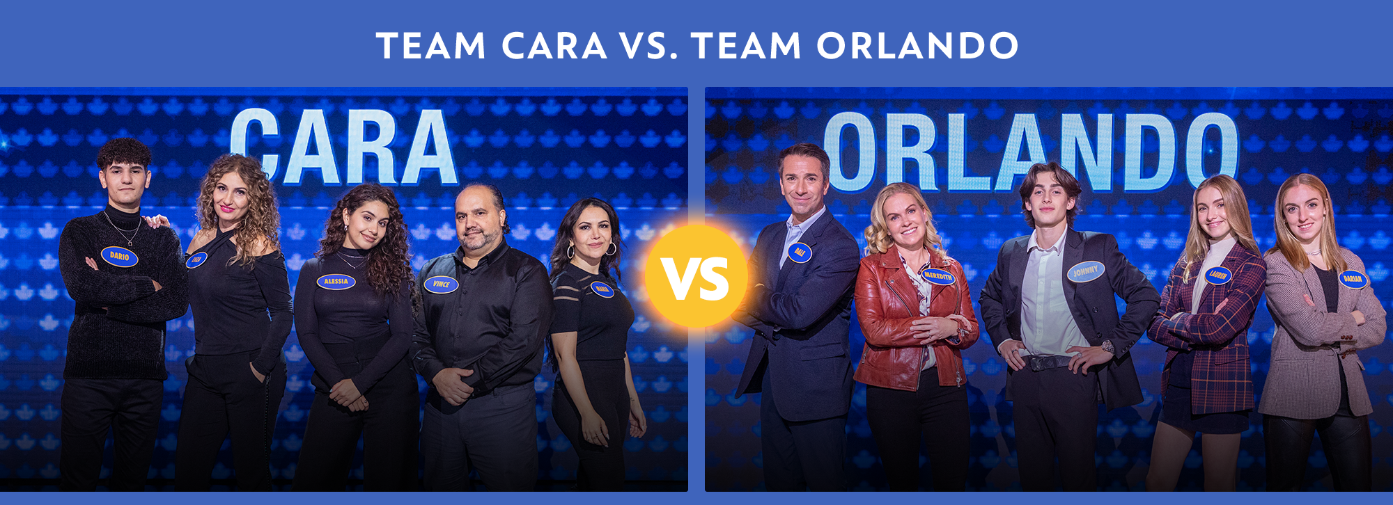 Family Feud Canada Celebrity week Team Cara VS. Team Orlando